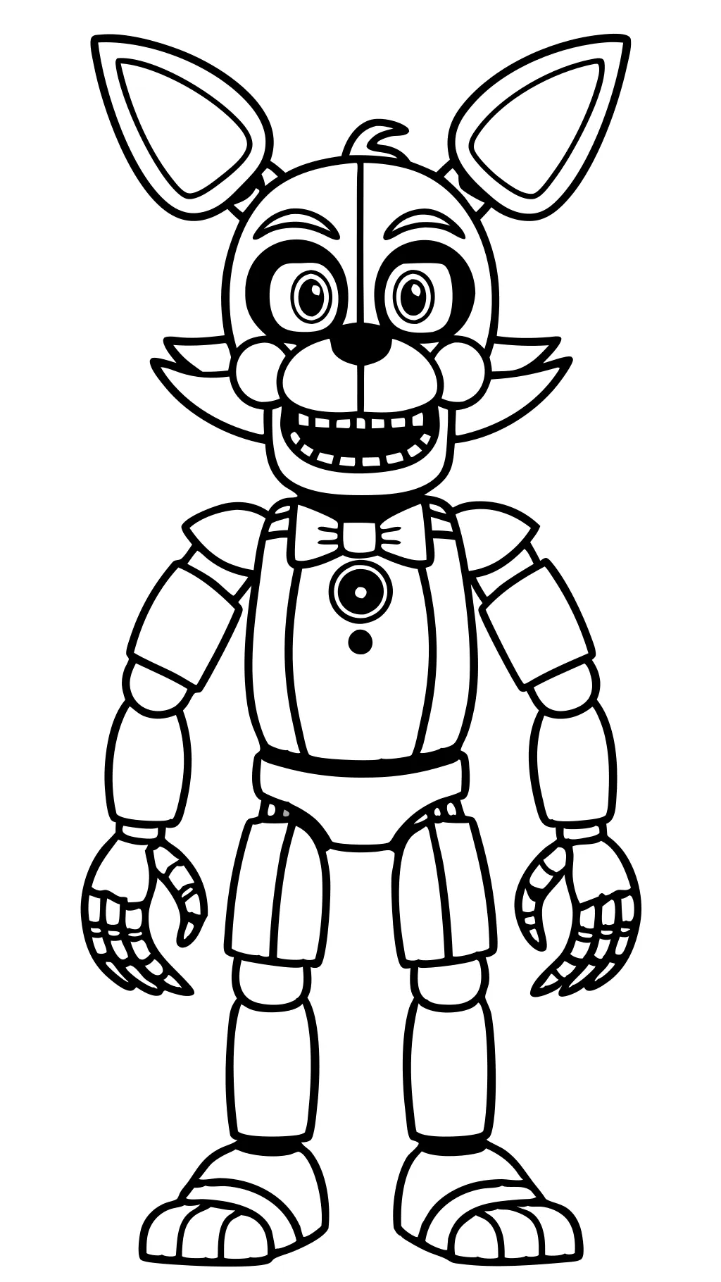 mangle coloring page